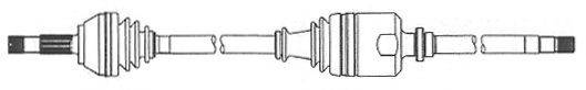 FARCOM 121836 Приводний вал