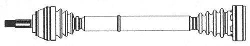 FARCOM 123084 Приводний вал