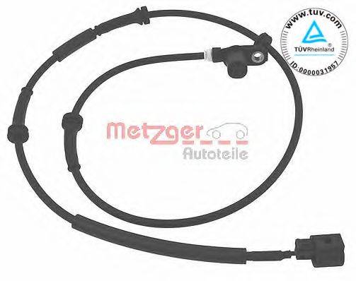 METZGER 0900087 Датчик, частота обертання колеса