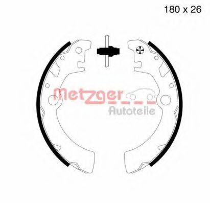 METZGER MG755 Комплект гальмівних колодок