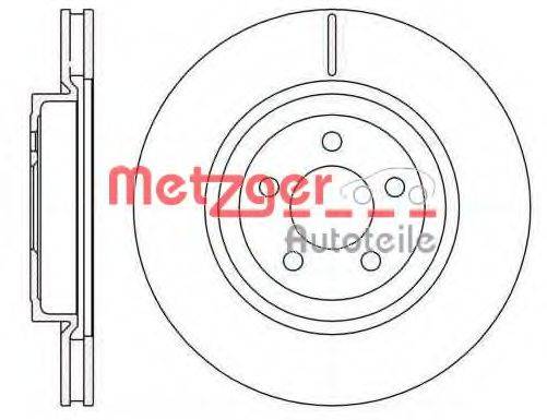 METZGER 6126910 гальмівний диск