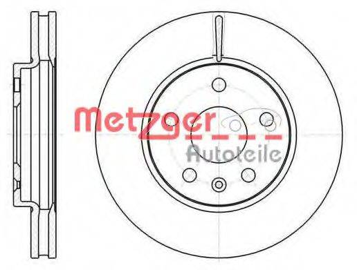 METZGER 6128510 гальмівний диск