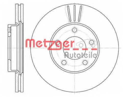 METZGER 667110 гальмівний диск