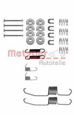 METZGER 1050637 Комплектуючі, гальмівна колодка