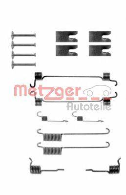 METZGER 1050731 Комплектуючі, гальмівна колодка