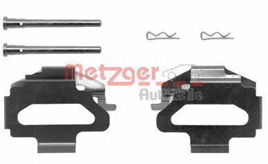 METZGER 1091141 Комплектуючі, колодки дискового гальма