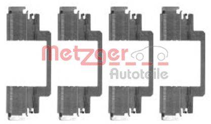 METZGER 1091774 Комплектуючі, колодки дискового гальма