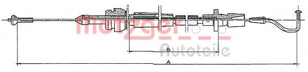 METZGER 11082 Тросик газу