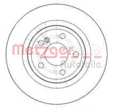 METZGER 15020V гальмівний диск