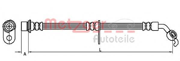 METZGER 4110098 Гальмівний шланг