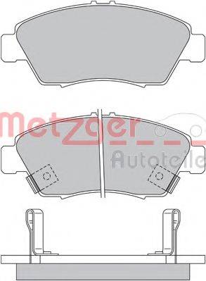 METZGER 1170388 Комплект гальмівних колодок, дискове гальмо