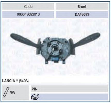 MAGNETI MARELLI 000043093010 Вимикач на колонці кермового керування