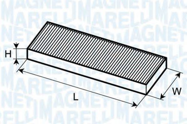 MAGNETI MARELLI 350203061000 Фільтр, повітря у внутрішньому просторі