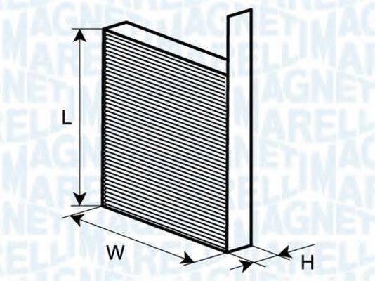 MAGNETI MARELLI 350203062660 Фільтр, повітря у внутрішньому просторі