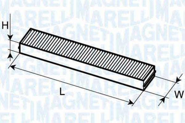 MAGNETI MARELLI 350203061180 Фільтр, повітря у внутрішньому просторі