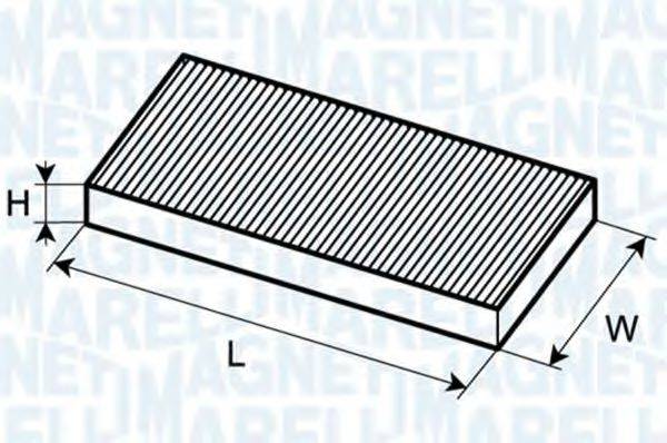 MAGNETI MARELLI 350203061610 Фільтр, повітря у внутрішньому просторі