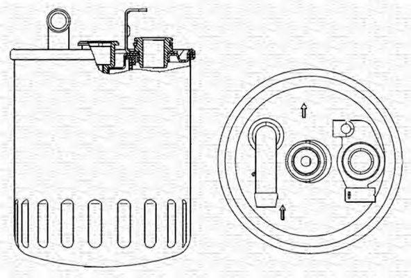 MAGNETI MARELLI 213908509000 Паливний фільтр