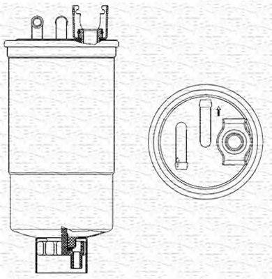 MAGNETI MARELLI 213908547000 Паливний фільтр