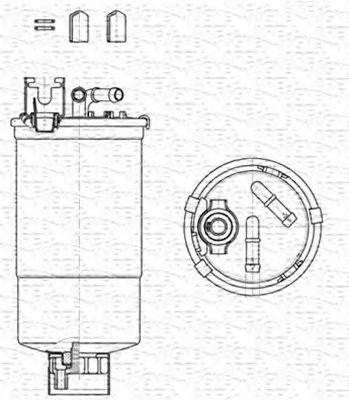 MAGNETI MARELLI 213908561000 Паливний фільтр