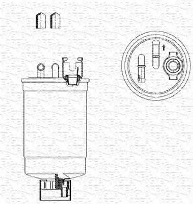 MAGNETI MARELLI 213908562000 Паливний фільтр