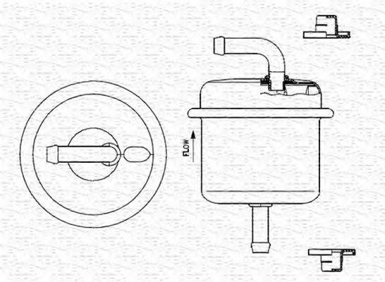 MAGNETI MARELLI 213908729600 Паливний фільтр