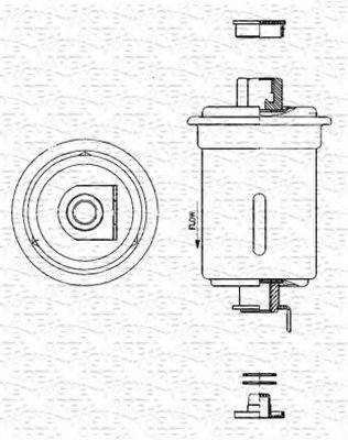 MAGNETI MARELLI 213908905500 Паливний фільтр