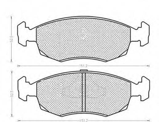 MAGNETI MARELLI 430216170026 Комплект гальмівних колодок, дискове гальмо