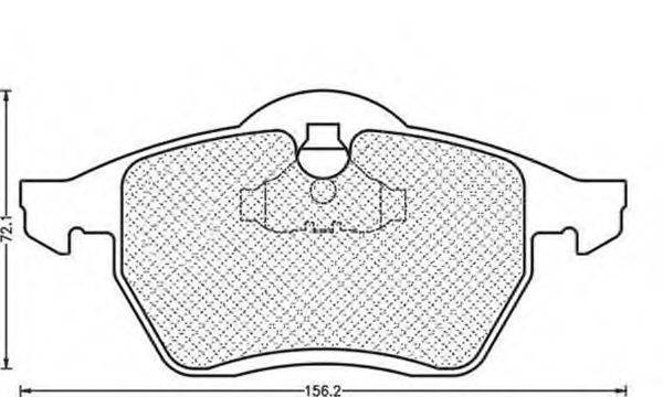 MAGNETI MARELLI 430216170336 Комплект гальмівних колодок, дискове гальмо