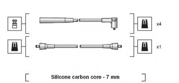 MAGNETI MARELLI 941318111065 Комплект дротів запалювання