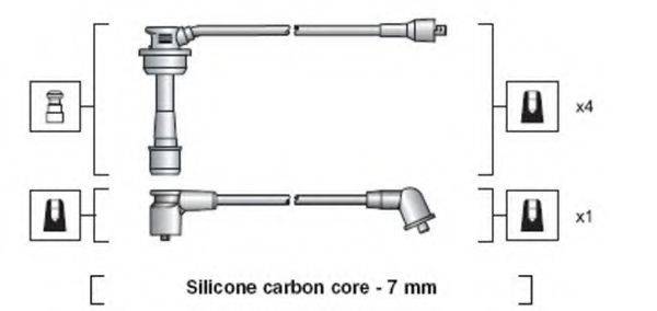 MAGNETI MARELLI 941318111098 Комплект дротів запалювання