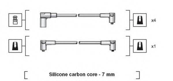 MAGNETI MARELLI 941318111110 Комплект дротів запалювання