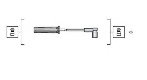 MAGNETI MARELLI 941318111143 Комплект дротів запалювання