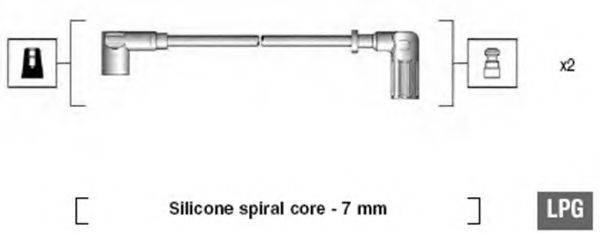 MAGNETI MARELLI 941095670606 Комплект дротів запалювання