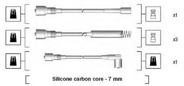 MAGNETI MARELLI 941125280680 Комплект дротів запалювання