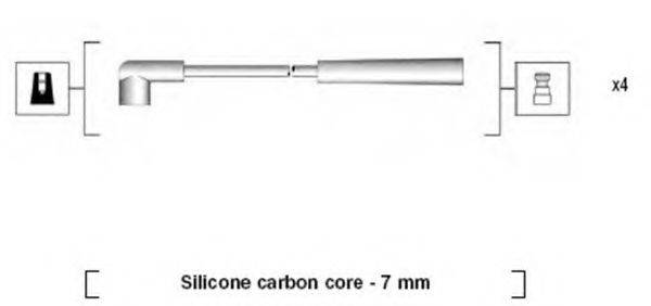 MAGNETI MARELLI 941295120883 Комплект дротів запалювання