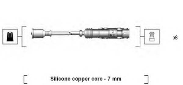 MAGNETI MARELLI 941455010942 Комплект дротів запалювання