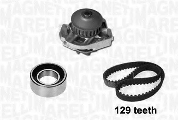 MAGNETI MARELLI 341404820001 Водяний насос + комплект зубчастого ременя