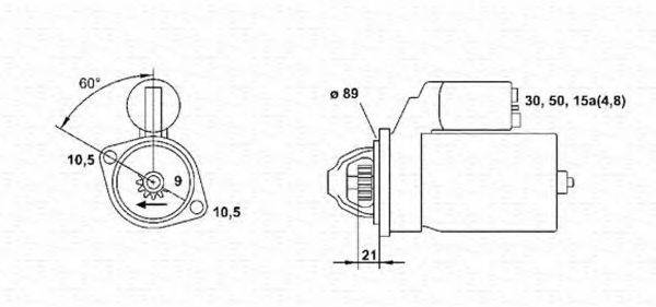 MAGNETI MARELLI 943241033010 Стартер