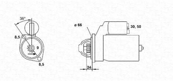 MAGNETI MARELLI 943251052010 Стартер