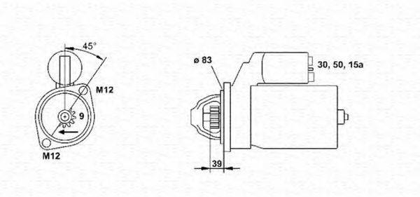 MAGNETI MARELLI 943251426010 Стартер