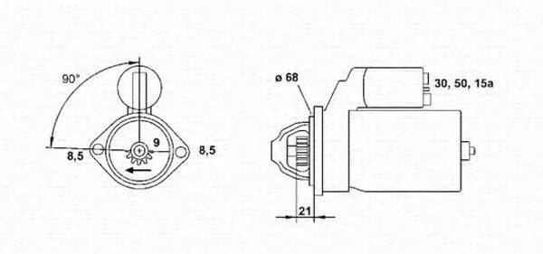 MAGNETI MARELLI 943251439010 Стартер