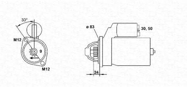 MAGNETI MARELLI 943251443010 Стартер