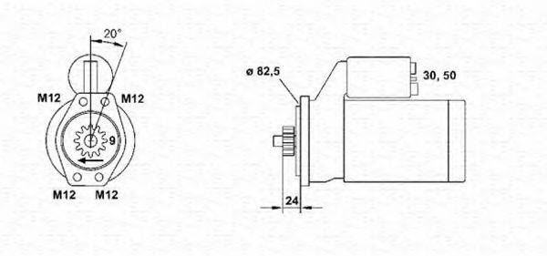 MAGNETI MARELLI 943251447010 Стартер