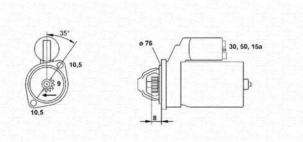 MAGNETI MARELLI 943251455010 Стартер