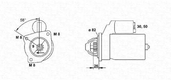 MAGNETI MARELLI 943251487010 Стартер