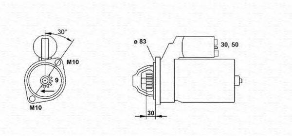 MAGNETI MARELLI 943251694010 Стартер