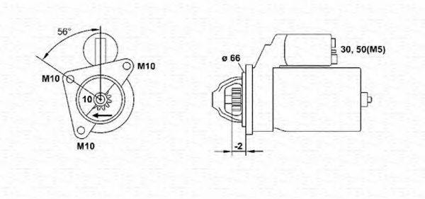 MAGNETI MARELLI 943253149010 Стартер