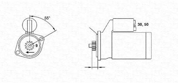 MAGNETI MARELLI 943253188010 Стартер