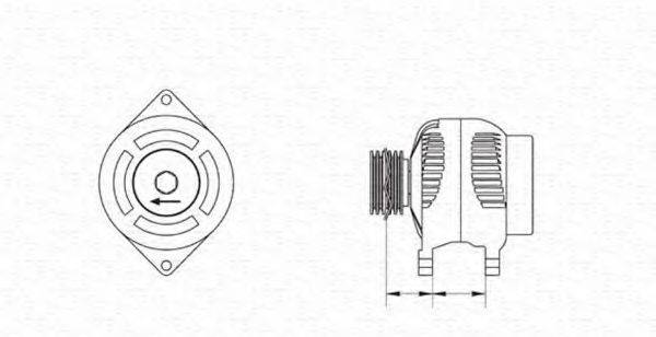 MAGNETI MARELLI 943346189010 Генератор