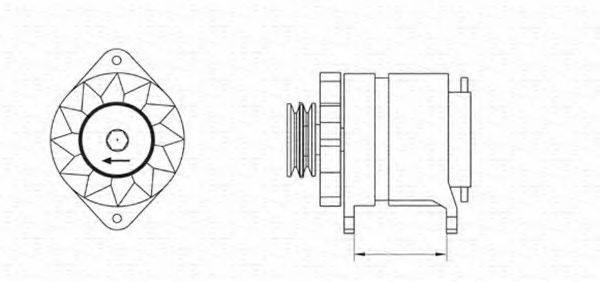 MAGNETI MARELLI 943354024010 Генератор